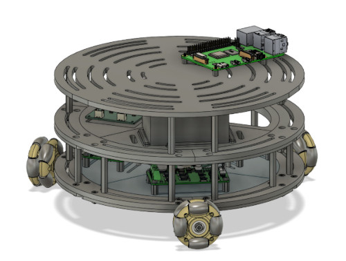 CAD model of the robot